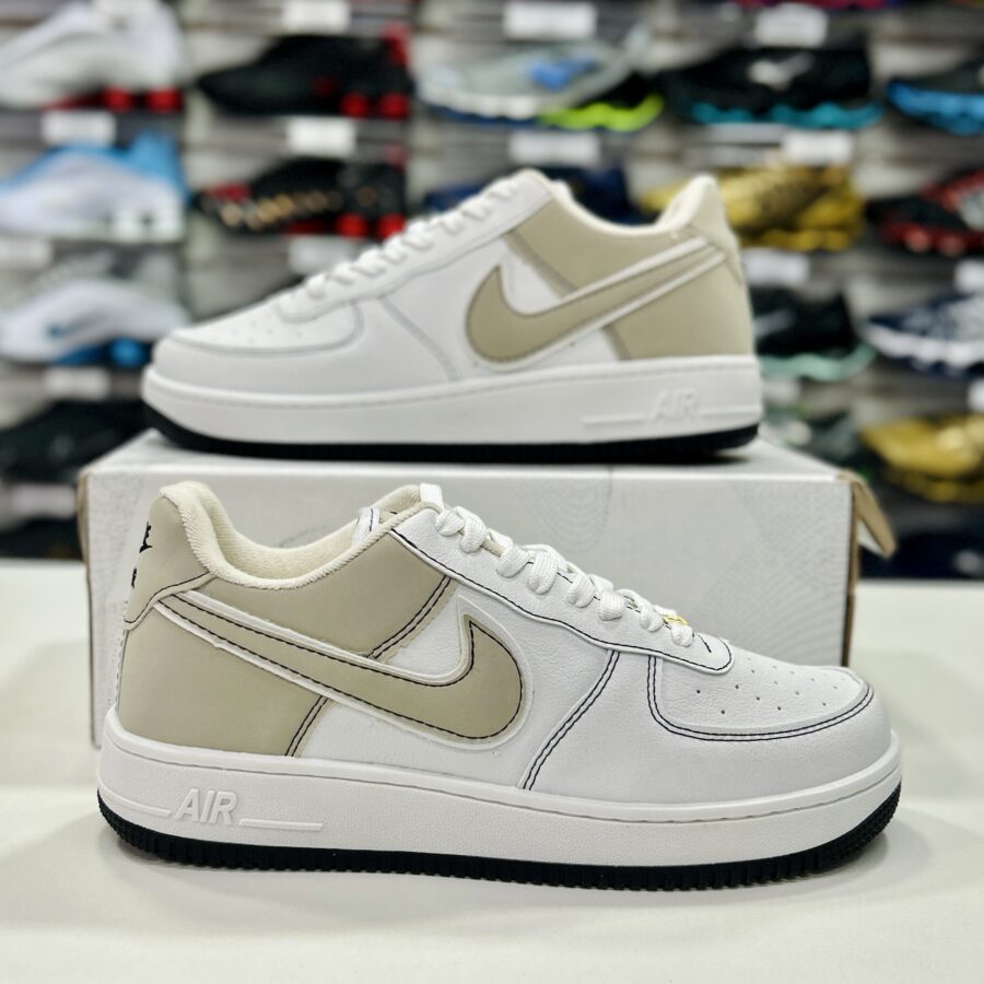 Nike Air Force Branco E Nude Importado Garantia Start Over