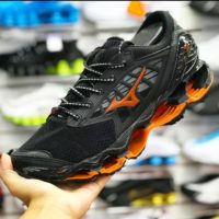 Mizuno laranja e outlet cinza