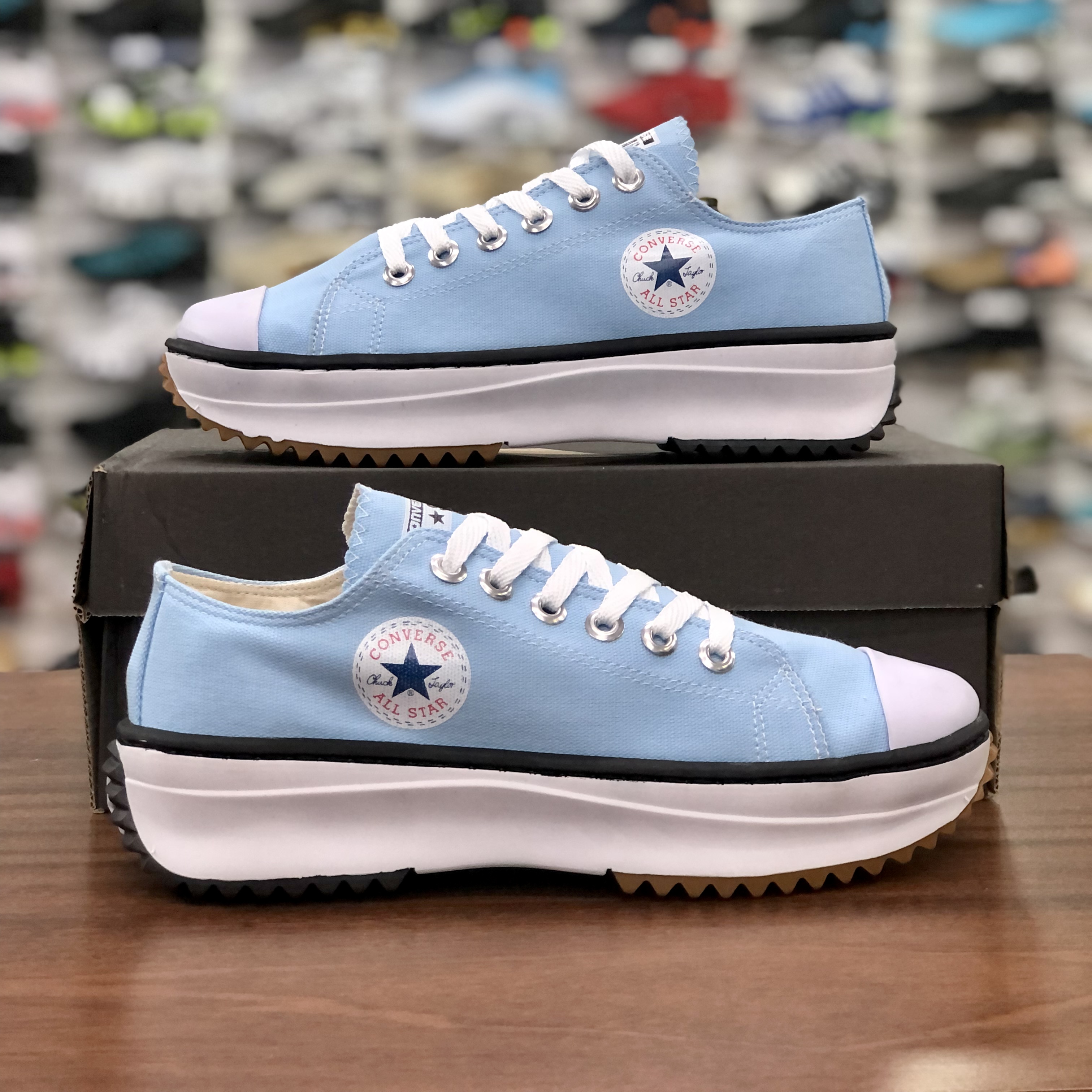 All Star Plataforma Cano Alto Branco - Pink Wave Store