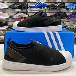 Adidas Slip On Preto e Branco - Nacional - Com Garantia