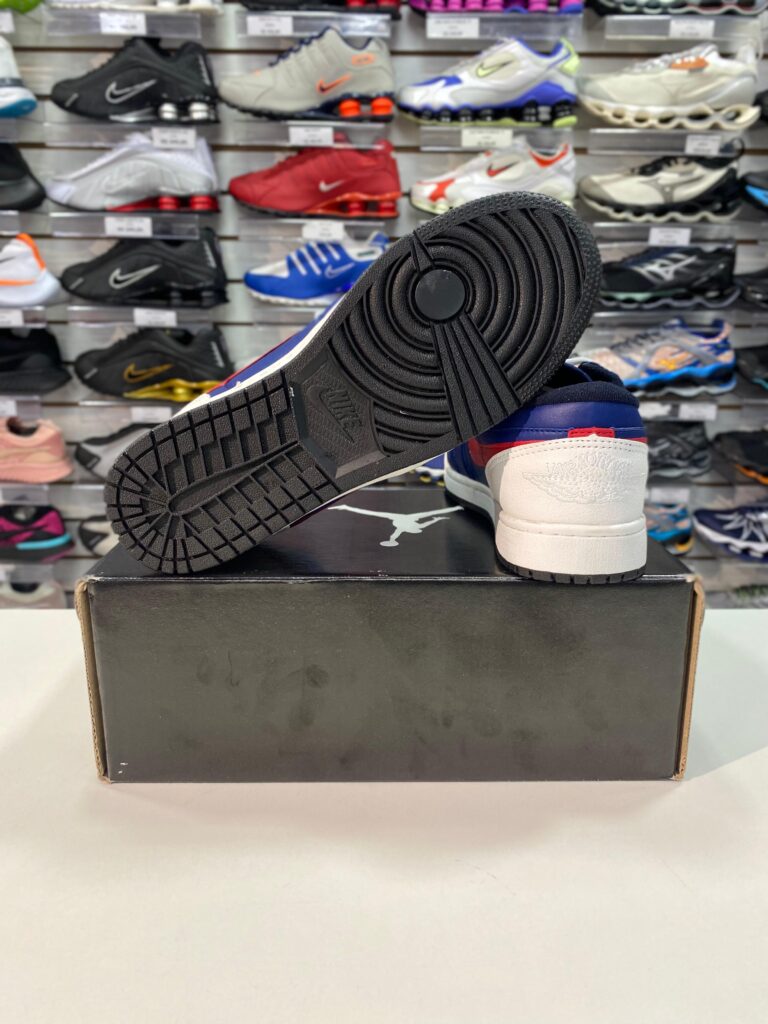 Nike Air Jordan Low Azul/Vermelho- Importado - Com Garantia - Imagem 13