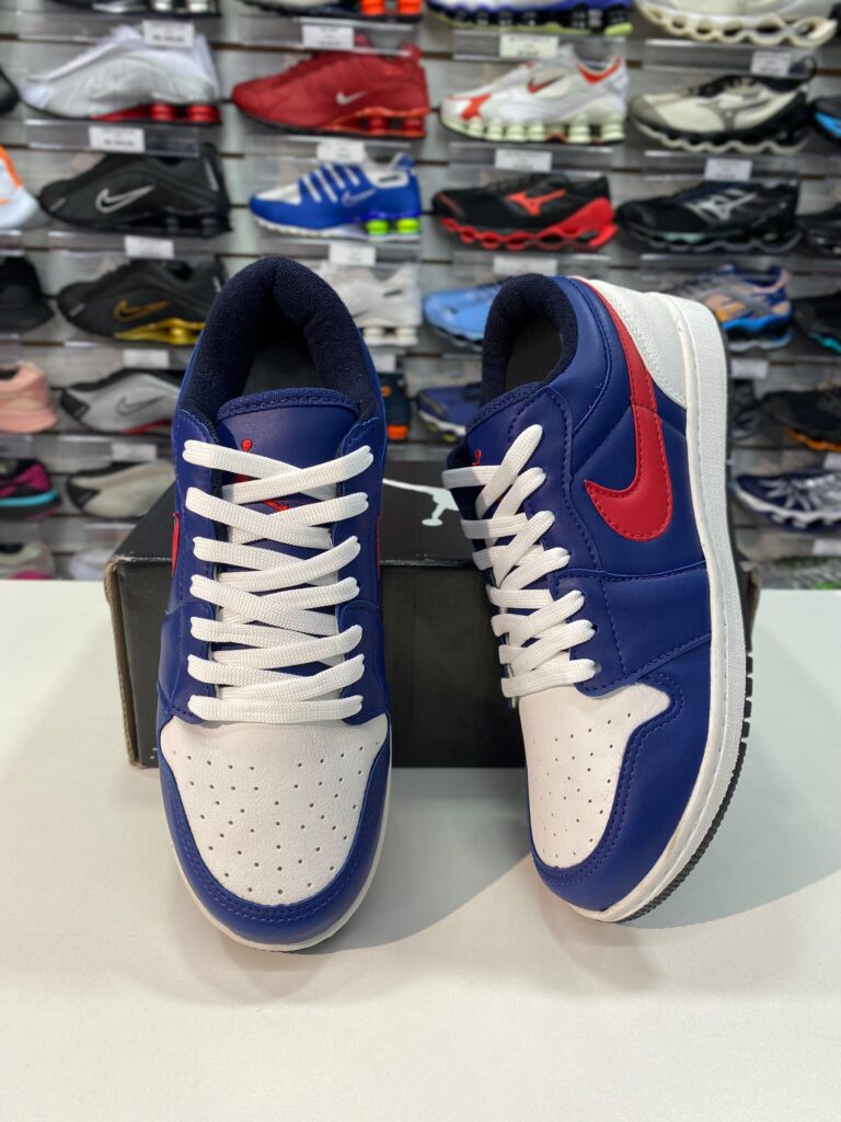 Nike Air Jordan Low Azul/Vermelho- Importado - Com Garantia - Imagem 14