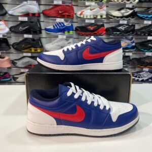 Nike Air Jordan Low Azul/Vermelho- Importado - Com Garantia