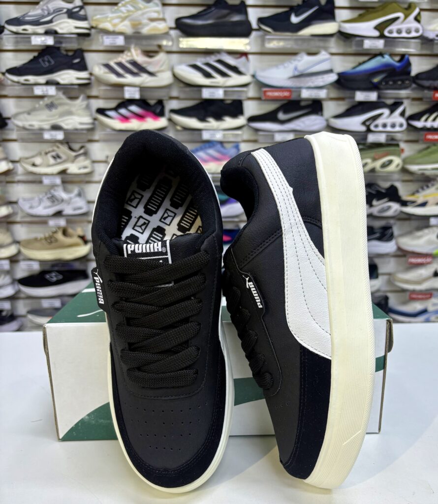Puma Puma Court Classic- preto e Branco - Nacional - Com Garantia - Imagem 3