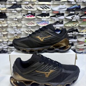 Mizuno Wave Especial - Preto e dourado- Importado- Com Garantia